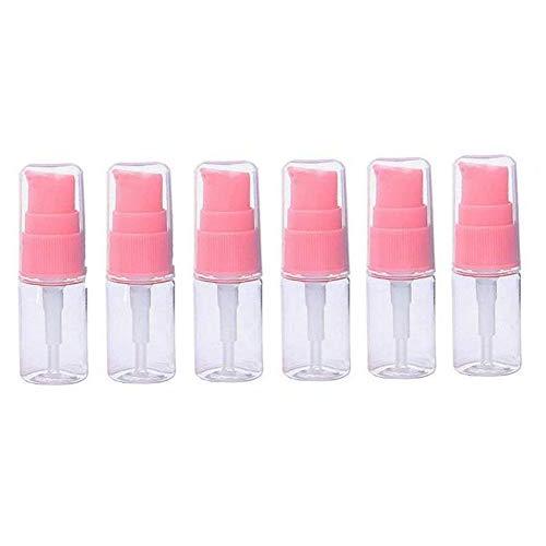 12PCS 10ml /0.34oz Empty Plastic Lotion Bottle with Bird Mouth and Clear Cover Refillable Container Storage Cans Pot Jars Sample Packing Skin Care Tool for Lotion Cream Essential Oil (Transparent)