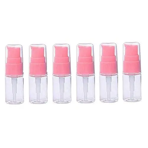 12 Stück 10ml /0,34oz Leere Plastik Lotion Flasche mit Vogel Mund und Klarsicht Deckel - Refillbare Behälter für Lagerung, Dose, Jar, Behälter für Proben, Kosmetik, Hautpflege-Tool (Transparent)