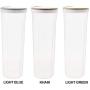 Kitchenware Storage Bottle Pasta Storage Box Packed Noodle Box Plastic Grains Storage Tanks Freshness Sealed Storage Containers,Dark Khaki