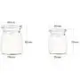 10 Pièces Bouteilles en Verre Transparentes 100 ml pour Conserves de Gelée, Bonbons, Stockage