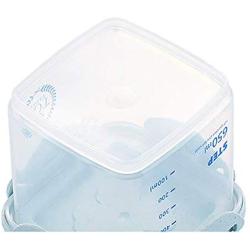 Tree House Food Storage canisters, Versatile Plastic Preserving Jars Clear Storage Pot Regular Mouth Pack of 5-A 240mlx5