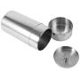 Stainless Steel Tea Tins Canister Home Kitchen Canisters for Tea Coffee Sugar Storage Sealed Against Moisture With lid(L)