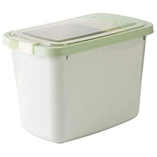 Kitchen Food Storage Jar Airtight Food Storage Kitchen Glass Jar Moisture-Proof Home Multi-Purpose Jam Bottle Cruet Flip Plastic Sealed Box Storage Box (Color : Green)