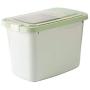 Kitchen Food Storage Jar Airtight Food Storage Kitchen Glass Jar Moisture-Proof Home Multi-Purpose Jam Bottle Cruet Flip Plastic Sealed Box Storage Box (Color : Green)