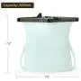 Reusable Sous Vide Food Storage Bags - Leak Proof Liquid Zip Seal - Easy to Use- Preservation & Cooking Baggies (1 L) (Green) Reusable Sous Vide Food Storage Bags - Leak Proof Liquid Zip Seal - Easy to Use- Preservation & Cooking Baggies (1 L) (Green)
