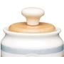 Kitchen Craft Classic Collection Striped Ceramic Sugar Pot, 450 ml (16 fl oz) - Cream