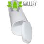 W Gallery 10 White 60 Dram Pop Top - Airtight Smell Proof Containers - Plastic Medical Grade Prescription Bottles for Pills Herbs Flowers Supplements, Bulk Pack, Not Glass Jars