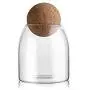 Bocal en verre borosilicate résistant au plomb, 1 pièce, 500 ml – Idéal pour le thé, le café, les grains, les biscuits, la farine, les bonbons, les épices.