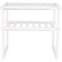 GBX Kitchen Cabinet Shelf Organiser,Shelf Racks Home Storage Retractable Shelf Bowl Pot Seasoning Jar Storage Rack