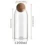 Creative Kitchen Tea Storage Bottles Glass Candy Jars With Cork Lid Spices Sugar Coffee Container Receive Organizer Cans,1200Ml Creative Kitchen Tea Storage Bottles Glass Candy Jars With Cork Lid Spices Sugar Coffee Container Receive Organizer Cans,1200Ml