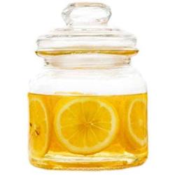 Sealed Glass Bottle Food Grains Storage Jar Moisture-proof Honey Jam Coffee Seal Storage Cans DELICATEWNN (Capacity : 650ml1)