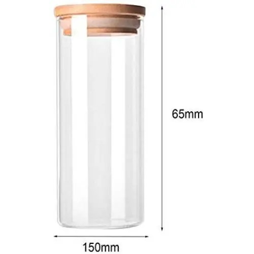 Transparent High Borosilicate Glass Kitchen Storage Bottle Store Food Ingredient Candy Biscuit Storage Jar Home Organization,Blue Transparent High Borosilicate Glass Kitchen Storage Bottle Store Food Ingredient Candy Biscuit Storage Jar Home Organization,Blue