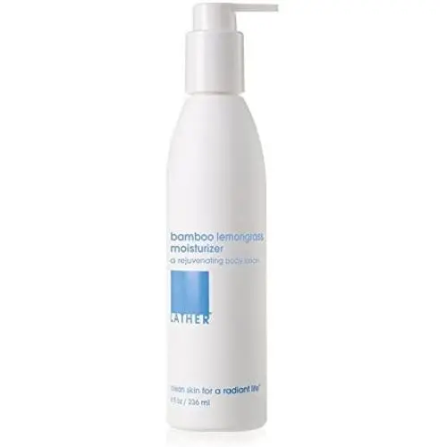 LATHER Bamboo Lemongrass Moisturizer, 8 Ounce Pump Bottle LATHER Bamboo Lemongrass Moisturizer, 8 Ounce Pump Bottle