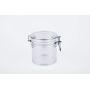 Clear Acrylic Airtight Jar Canister with Locking Clamp Lids 70-Ounce,Food Storage Container 9.4-Inchx5.1-Inch 1-Pack