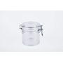 Clear Acrylic Airtight Jar Canister with Locking Clamp Lids 70-Ounce,Food Storage Container 9.4-Inchx5.1-Inch 1-Pack