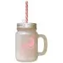 Soft Pink A Smooth Sea Never Made Skillful Sailor Frosted Glass Mason Jar With Straw Soft Pink A Smooth Sea Never Made Skillful Sailor Frosted Glass Mason Jar With Straw