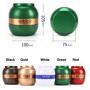 Tea Caddy Pastoral Candy Tin Iron Storage Boxes Sealed Coffee Powder Cans,10X10.5Cm,Red