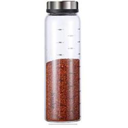 Mini Spice Jars Moisture-proof kitchen glass sealed cruet home