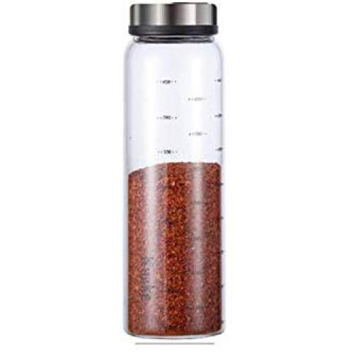 Mini Spice Jars Moisture-proof kitchen glass sealed cruet home