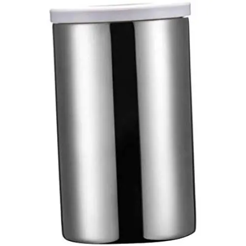 Canisters Kitchen Counter Stainless Steel with Lids - silvery
