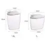 Plastic Cereal Dispenser Storage Box Kitchen Food Grain Rice Container Nice Storage Jars Portable Home Tool 1500ml /1000ml (Size : 1L) Plastic Cereal Dispenser Storage Box Kitchen Food Grain Rice Container Nice Storage Jars Portable Home Tool 1500ml /1000ml (Size : 1L)
