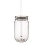 Bouteilles en verre Mason Lumineuses LED avec Couvercles & Tasses à Boire - Set de 4 (20 oz) Bouteilles en verre Mason Lumineuses LED avec Couvercles & Tasses à Boire - Set de 4 (20 oz)