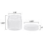 Stalwart 75-STO2000 Clear 2 Ounce Plastic Jar Containers, 2 oz