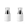 2 Pièces Flacons en Plastique Blanc 1oz à Pompe Airless – Pots de Récipient Portables pour Cosmétiques, Maquillage, Crèmes, Produits de Soin – Contenants de Stockage (Blanc) 2 Pièces Flacons en Plastique Blanc 1oz à Pompe Airless – Pots de Récipient Portables pour Cosmétiques, Maquillage, Crèmes, Produits de Soin – Contenants de Stockage (Blanc)