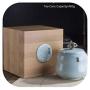 Chinese Ceramic Tea Caddy Candy Coffee Jar Canister Tea Cans,F