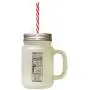 Black NanPapaS House Rules Spoiling Mandatory Frosted Glass Mason Jar With Straw Black NanPapaS House Rules Spoiling Mandatory Frosted Glass Mason Jar With Straw