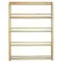 Étagère Murale en Bois d'Érable Solid OAK EMS - 4 Niveaux - Rangement des Épices pour Cuisine et Cellier - Finition Naturelle (26,5 H x 20 L x 2,75 P) Étagère Murale en Bois d'Érable Solid OAK EMS - 4 Niveaux - Rangement des Épices pour Cuisine et Cellier - Finition Naturelle (26,5 H x 20 L x 2,75 P)