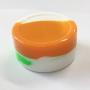YOFUCA Dab Silicone Container 22ml Large Silicone Dab Jar Non-Stick Food Grade Round Shape Rubber Wax Container Random color (1)