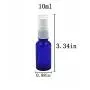 6PCS 10ml Reusable Empty Glass Pump Bottle/Jars/Container/Vessel with White Plastic Cap - Cosmetic Make up Dispenser for Essential Oil Shampoo Sample Press Bottle 6PCS 10ml Reusable Empty Glass Pump Bottle/Jars/Container/Vessel with White Plastic Cap - Cosmetic Make up Dispenser for Essential Oil Shampoo Sample Press Bottle