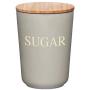 Kitchencraft Natural Elements Bamboo Fibre Airtight Sugar Container, 10.5 x