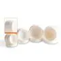 3 PCS (50 ML/1.7 OZ) Glänzende Weiße Leere Kunststoffboxen mit Schraubverschluss Tragbarer Wiederbefüllbarer Behälter Jar Für Gesichtcreme, Gesichtseliquid, Haarfilm, Süßigkeiten, Honig Probiergröße Fall