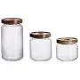 Transparente Glas-Aufbewahrungsglas mit Holzdeckel, versiegelte Jar für Küche, Lebensmittel, Multigranulat, Kaffee, Tee, Aufbewahrungstank, 350 ml