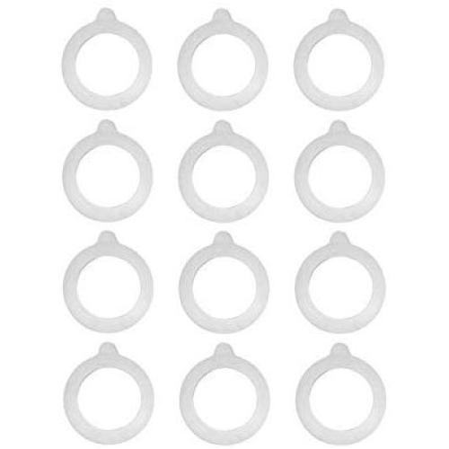Sunshine Mason Co, Wire Bail Rubber Jar Gaskets 3.15" (80mm) fits Bormioli Fido Jars Made in USA 12 Pieces