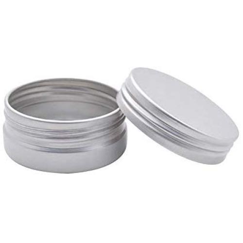 Aluminum Can 20pcs Bottle Empty Screw Lid Mini Storage Jar Cosmetic Pot und Tin Tea Cream Travel Tools Container(30ML)