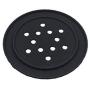 3 Pieces. Regular Mouth Mason Large Holes Spice Shaker lid. (Black)