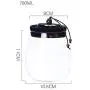 Yl Ly Glass Small Storage Jar Coffee Beans Dried Fruit Candy Snacks Cereal Glass Jar 700Ml1100Ml Blue 700Ml Yl Ly Glass Small Storage Jar Coffee Beans Dried Fruit Candy Snacks Cereal Glass Jar 700Ml1100Ml Blue 700Ml