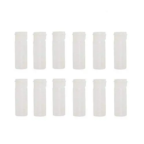 12Pcs Empty Refillable Plastic Bottle - 12Ml Soft Squeezable Flip Lid Bottle Container Jar Vials For Sample Package Cosmetic Makeup Emollient Water Lotion Shower Gel Emulsion Liquid 12Pcs Empty Refillable Plastic Bottle - 12Ml Soft Squeezable Flip Lid Bottle Container Jar Vials For Sample Package Cosmetic Makeup Emollient Water Lotion Shower Gel Emulsion Liquid