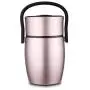 3-Liter Isolier-Mittelspeiseglas mit Handybox - Edelstahl, wasserdicht, Bento Box - Gold (HQSB)