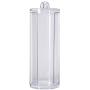 Transparent Acrylic Storage Jar With Lid Makeup Organizer Cotton Swabs Q Tip Stick Make Up Cotton Pad Storage Box Case Holder,3
