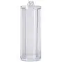 Transparent Acrylic Storage Jar With Lid Makeup Organizer Cotton Swabs Q Tip Stick Make Up Cotton Pad Storage Box Case Holder,3 Transparent Acrylic Storage Jar With Lid Makeup Organizer Cotton Swabs Q Tip Stick Make Up Cotton Pad Storage Box Case Holder,3
