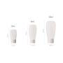 6PCS Plastic Refillable Portable Cosmetic Soft Tubes Vial Bottles With Filp Cover-Cream Lotion Shampoo Bath Shower Storage Container Jars Facial Cleanser Shampoo Holder Organizer (30ml/1oz)