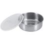 Zerone Food Freshness Seal Bowl Stainless Steel Storage Preservation Box 5 Units