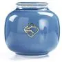 Conteneur en céramique Dehua pour thé, jarre en porcelaine, réservoir de stockage étanche, bocaux avec couvercles (Bleu clair B) Conteneur en céramique Dehua pour thé, jarre en porcelaine, réservoir de stockage étanche, bocaux avec couvercles (Bleu clair B)