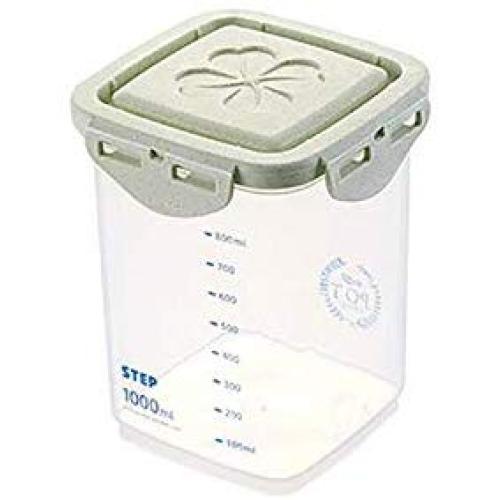 Stackable Plastic Food Storage Box Sealing Jar Household Storage Box Kitchen Fridge Noodle Grain Storage Food Container LPC8178 (1000ML)