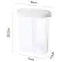 YTF-Multi-grain storage tanks, rice storage barrels, transparent plastic kitchen food sealed cans