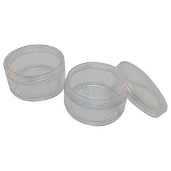 30 gram Clear Storage Cosmetic Plastic Jar (Pack of 5)